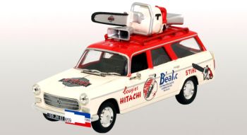 ODE014 - PEUGEOT 404 commerciale publicitaire BEAL STIHL HITACHI limitée à 500 exemplaires
