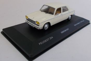 ODE031 - PEUGEOT 204 1967 blanche limitée 1000 exemplaires
