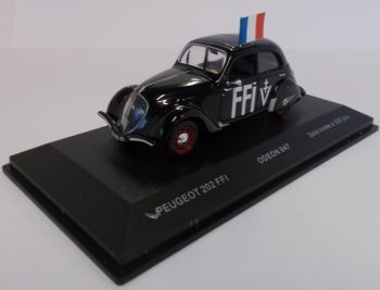 ODE047 - PEUGEOT 202 des FFI seconde guerre mondial limitée à 500 exemplaires