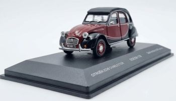 ODE179 - CITROEN 2 CV Charleston 1981 Noir et Bordeaux