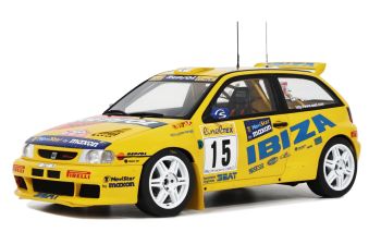 SEAT Ibiza Kit car jaune #15 Rallye de Monte Carlo 1998 H.ROVANPERA