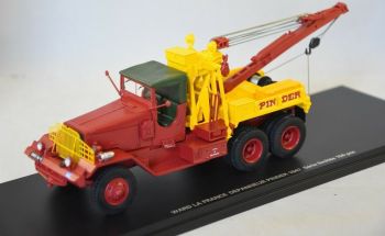 PER118PI - WARD LA FRANCE dépanneuse 1947 Cique PINDER limité à 150 exemplaires grue non fonctionnelle