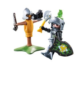 PLAY4768 - Chevalier du Lion avec Mannequin d'entraînement  - 12 Pièces