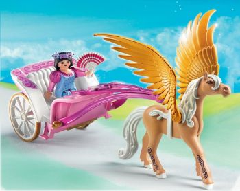 PLAY5143 - Carrosse avec cheval ailé - 25 Pièces