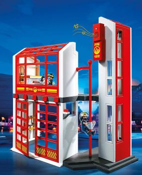 PLAY5361 - Caserne de pompiers avec alarme