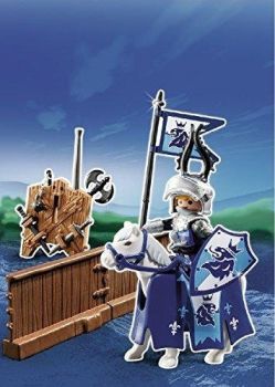 PLAY5356 - Piste De Joute + Chevalier Lion - Roy - 27 Pièces