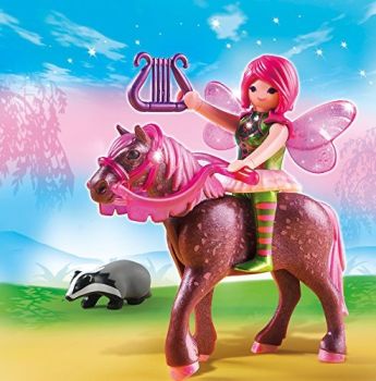 PLAY5449 - Fée Surya Avec Cheval Rubis - 11 Pièces