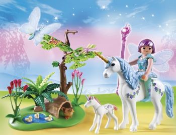 PLAY5450 - Fée Aquarella Avec Licornes - 43 Pièces