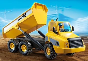 PLAY5468 - Tombereau avec ouvrier - 32 Pièces