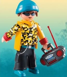 PLAY5598G - Figurine PLAYMOBIL Series 9 Garçon - Breakdancer