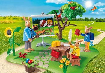 PLAY6173 - Ecole des lapins - 62 Pièces