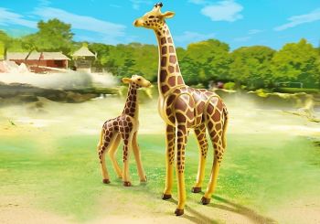 PLAY6640 - Girafe avec son petit