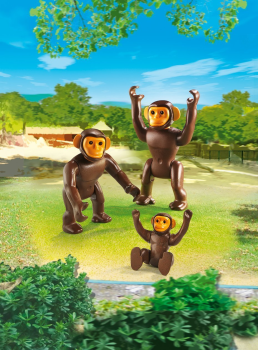 PLAY6650 - Chimpanzé - 3 Pièces
