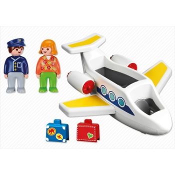 PLAY6780 - Avion de ligne avec deux personnages