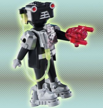 PLAY6840B - Figurine PLAYMOBIL Série 10 Garçons - Robot Noir