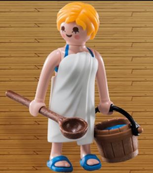 PLAY6841A - Figurine PLAYMOBIL Série 10 Filles - Invité de sauna