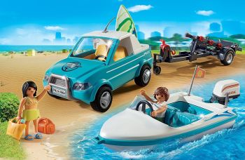 PLAY6864 - Voiture avec bateau