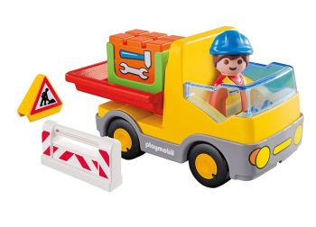 PLAY6960 - Camion benne - 6 Pièces