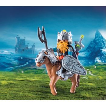 PLAY9345 - Combattant Nain et Poney