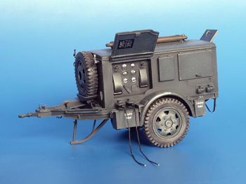 PLS259 - Groupe électrogène allemand SD AH 24 en kit à assembler et à peindre pour diorama décalcomanies fournies