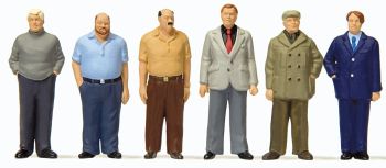 PREI68216 - Lot de 6 hommes en civiles