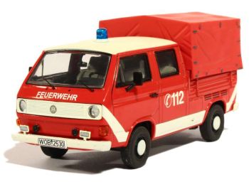 PRX11529 - VOLKSWAGEN T3 double cabine pompier allemand limité à 500 exemplaires