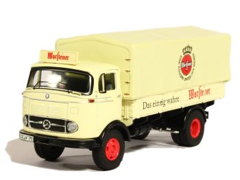 PRX12158 - MERCEDES BENZ LP911 4x2 plateau baché Warsteiner 1959 limité à 500 exemplaires