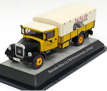 PRX12602 - MERCEDES BENZ LO 2750 plateau baché DUNLOP limité à 500 exemplaires