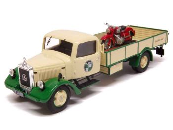 PRX12653 - MERCEDES BENZ L3000 avec moto PUSH 250 sgs limité à 500 exemplaires