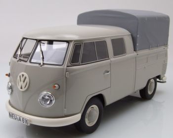 VOLKSWAGEN T1 plateau bâché gris 1960 bâche retirable