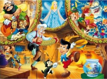 CLE29584 - Puzzle 250 Pièces PINOCCHIO 48.5 x 33.5 cm