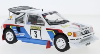 IXORAL005B - PEUGEOT 205 T16 E2 #3 Rallye des 1000 Lacs 1986
