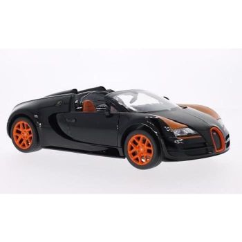 RAS43900NOIREORANGE - BUGATTI Veyron 16.4 Grand Sport Vitesse noire orange