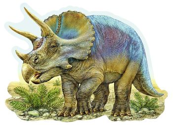 RAV05583 - Puzzle Contour 72 Pièces Tricératops