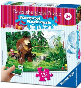 RAV05605 - Puzzle - 12 Pièces - Masha et Michka - 26 x 18 cm