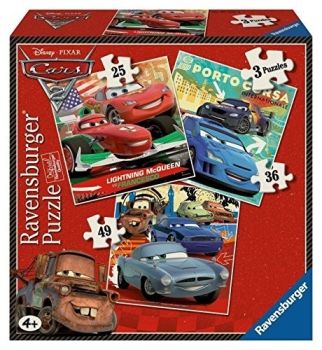 RAV072583 - 3 Puzzles - 25,36,49 Pièces - CARS 2