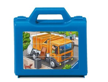 RAV074068 - Puzzle Cube - 12 Pièces - Les véhicules