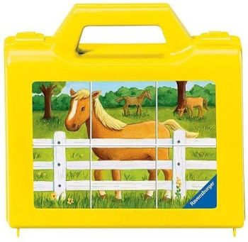 RAV07463 - Puzzle cubes - 6 Pièces - Les animaux de la ferme