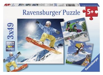 RAV09287 - 3 Puzzles Sport d'action - 49 Pièces