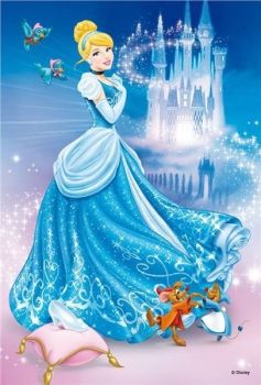 RAV09469 - Puzzle - 54 Pièces - Disney Princesse - Cendrillon - 13.2 x 19.8 cm