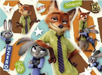 RAV10028 - Puzzle - 150 Pièces - Zootopie - 49 x 36 cm