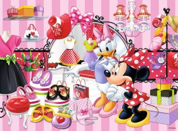 RAV10029 - Puzzle - 150 Pièces - Au magasin avec Minnie - 49 x 36 cm