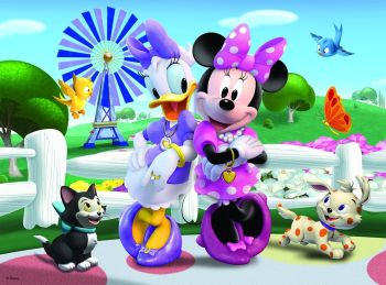 RAV10881 - Puzzle - 100 Pièces - Minnie et Daisy - 49 x 36 cm