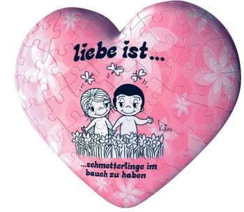 RAV11412 - Puzzle-Ball 60 pièces Coeur Liebe Ist..