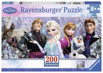 Puzzle Panorama - 200 Pièces - La reine des neiges