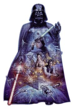 RAV16158 - Puzzle Silhouette - 1098 Pièces - STAR WARS - 70 x 106 cm