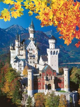 RAV16386 - Puzzle - 1500 Pièces - Neuschwanstein en Automne , Allemagne - 60 x 80 cm