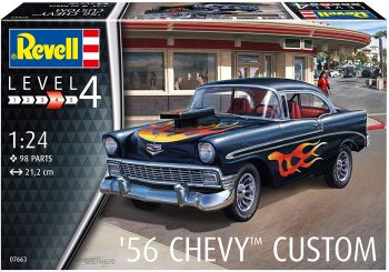 REV07663 - CHEVROLET 56 Chevy Custom maquette à monter et à peindre