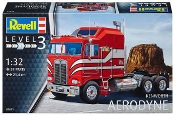 REV07671 - KENWORTH Aerodyne 6x4 maquette à monter et à peindre