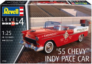 REV07686 - CHEVROLET 55 Chevy cabriolet Indy Pace Car maquette à monter et à peindre